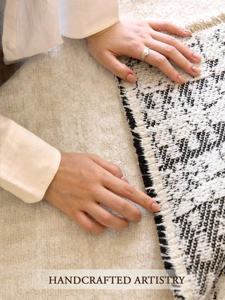 ComiComi Boho Reversible Rug – Handwoven & Glue-Free