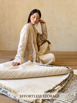 ComiComi Boho Reversible Rug – Handwoven & Glue-Free