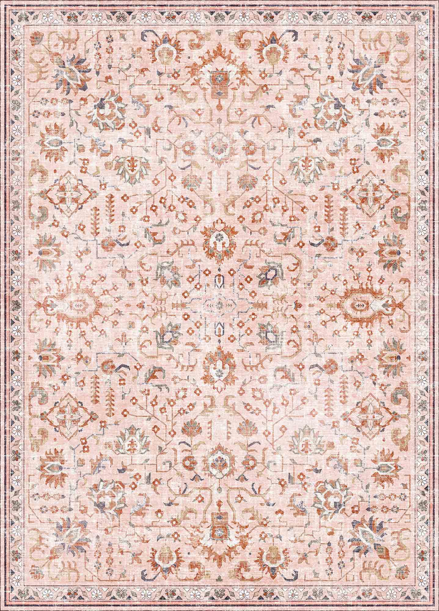 ComiComi 5x7 Rugs for Living Room Parvin pink