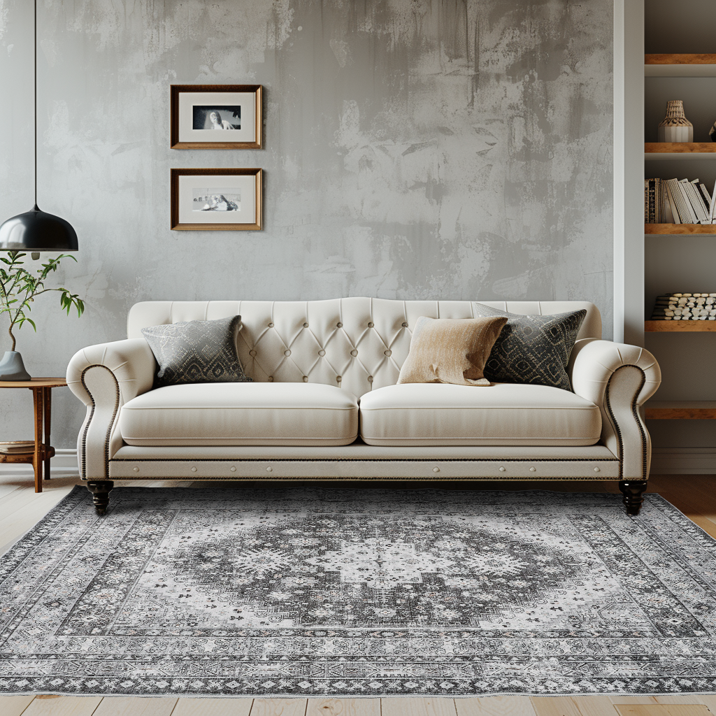 ComiComi Large Rugs for Living Room Arghavan Grey