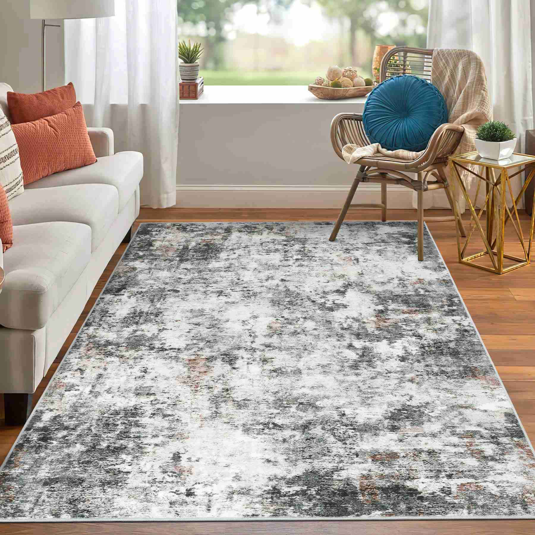 ComiComi Washable Rugs Easy To Clean Jebel Mountain End